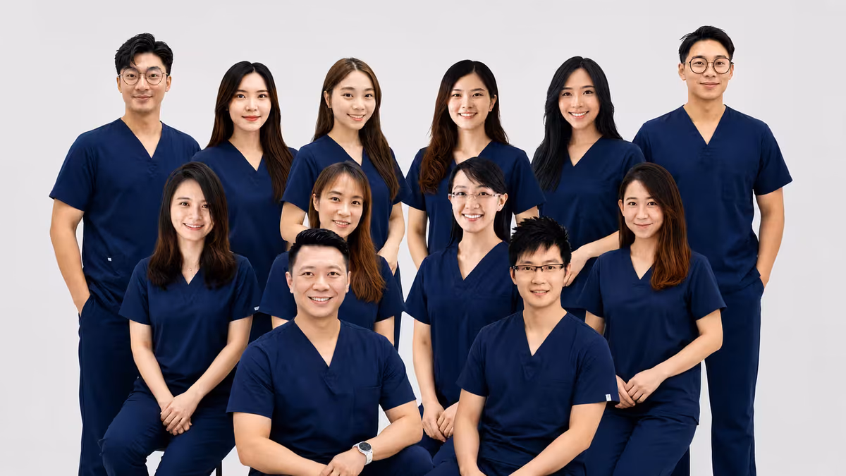 Lau Dental team of dentists and staff at clinic in Sri Petaling