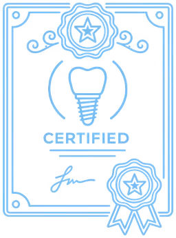 Certified dental implant specialist with advanced implant expertise