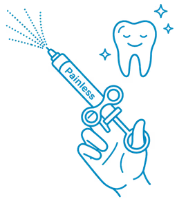 Safe and painless dental anesthesia for comfortable implant treatment