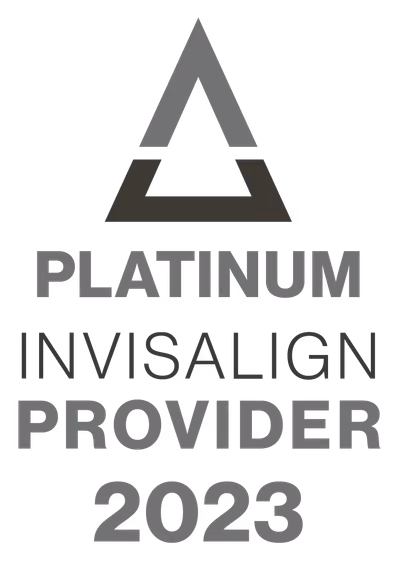 Invisalign Platinum Provider 2023 badge