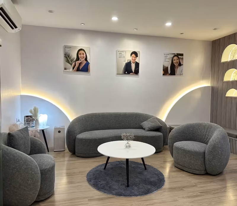 Dentist treating patient in clinic open daily including weekends